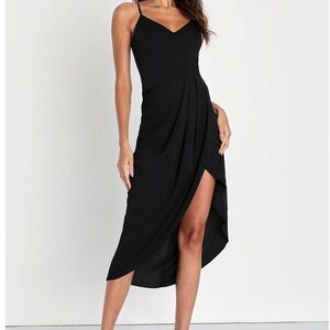 Lulu's Black High Low Dress
